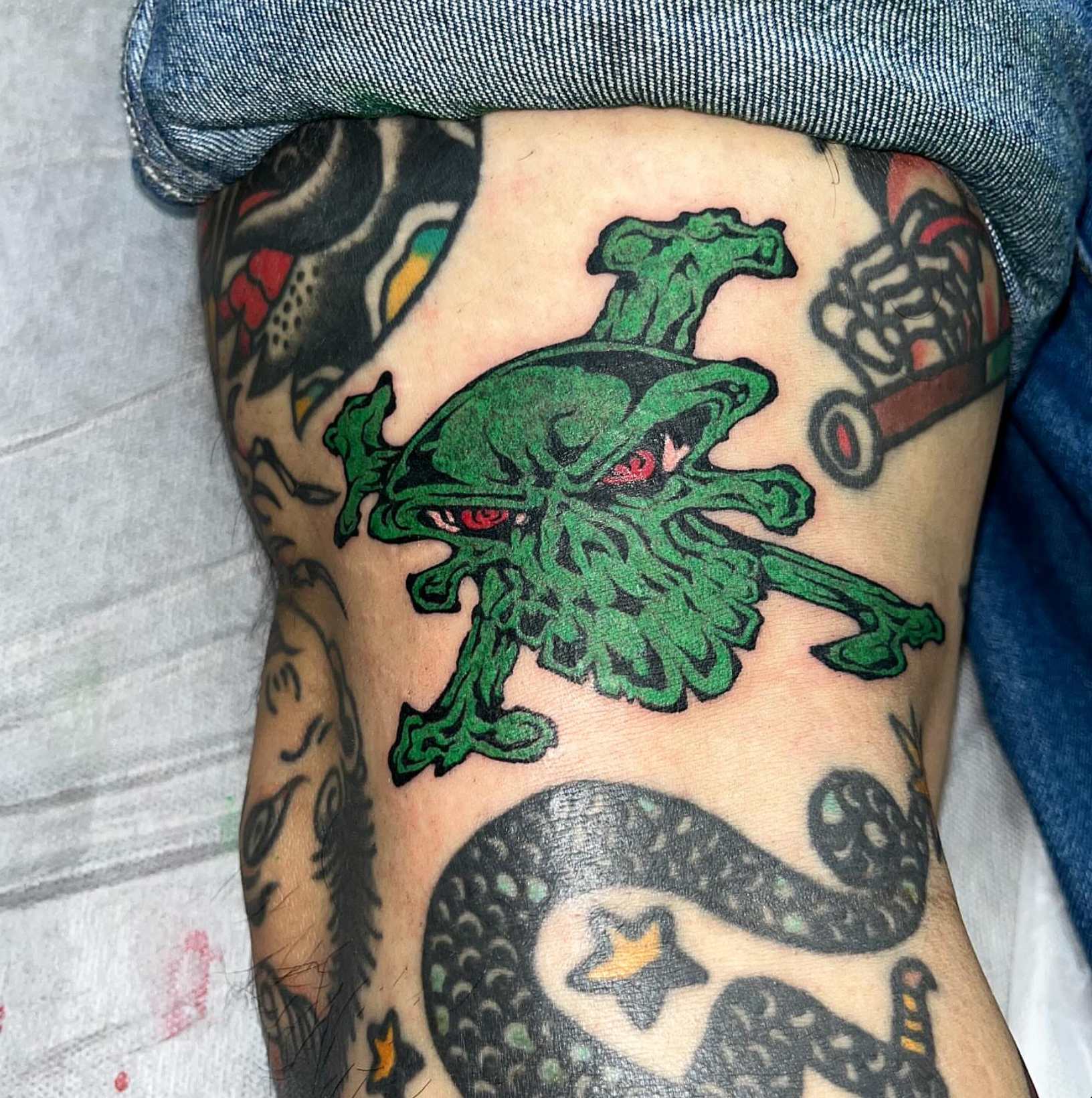 Theo tattoo work